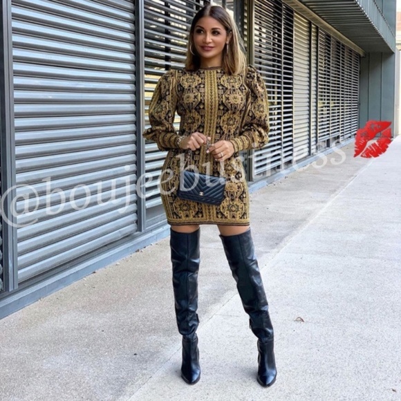 Zara Dresses & Skirts - ZARA BNWT Jacquard Dress